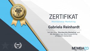 RGH-Consulting | Gabriela Reinhardt | Zertifikate